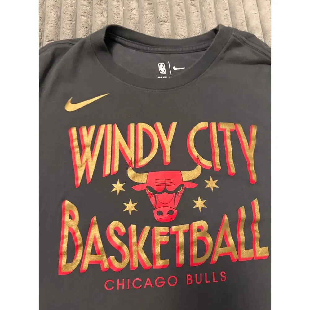 Chicago Bulls Nike Lot of 2 T-Shirts‎ Men’s Size Large